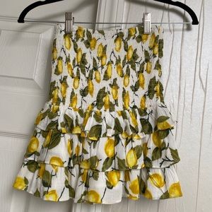 Skylar + Madison Lemon Skirt